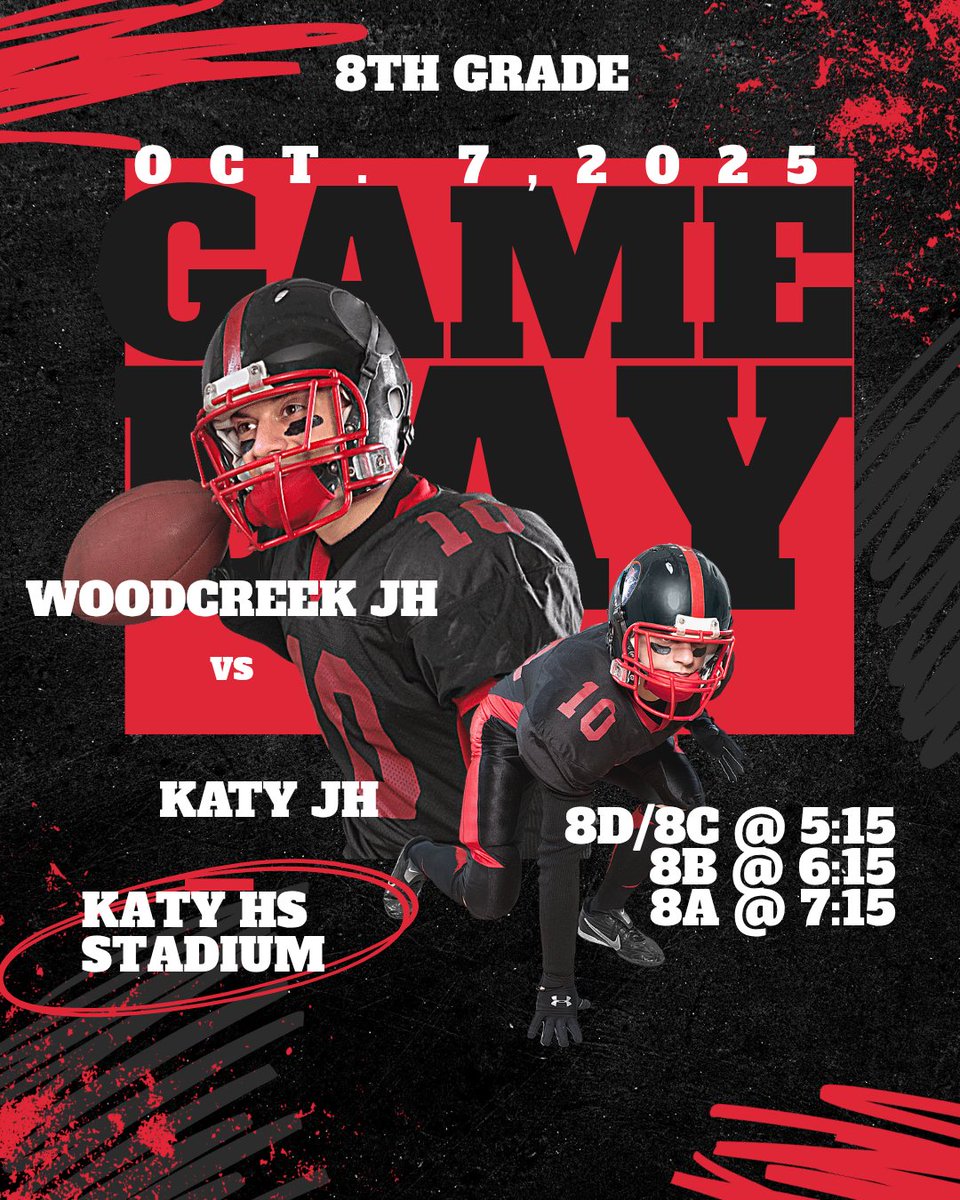 8th grade Timberwolf Game Day!!!
Go Timberwolvea, beat Katy!!