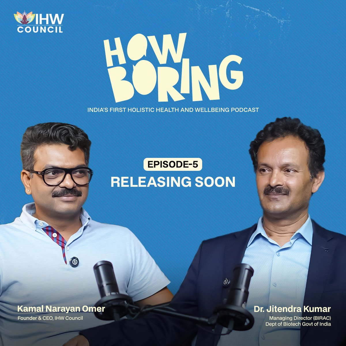 IHWCouncil's tweet image. Join Dr. Jitendra Kumar, MD of @BIRAC_2012, in conversation with Mr. @Kamalomer, CEO of IHW Council.  
He talks about BIRAC’s role in funding deep-tech innovations, impactful startups, and driving the Indian dream of self-reliance.  
🎧 Stay Tuned! 
👉youtube.com/@ihwcouncil/