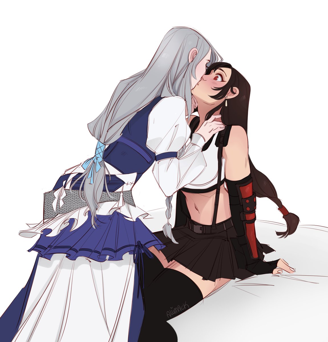 allimackart's tweet photo. I am posting propaganda 
#TifaLockhart #JillWarrick https://t.co/gccnnqjJu2