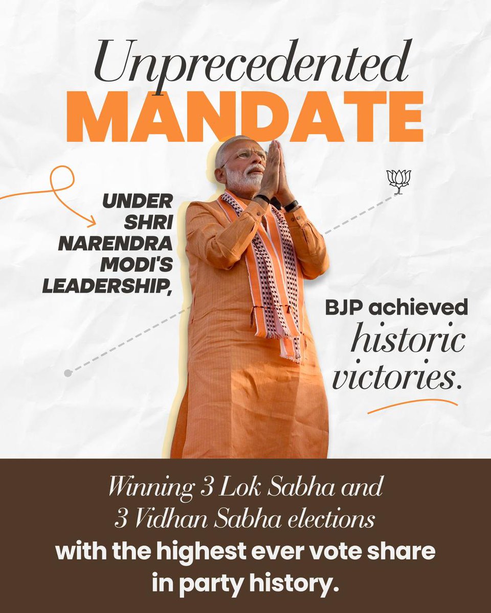 Narendra Modi - A name that embodies unparalleled dedication, devotion, decisiveness, determination, aura, charisma, longevity and power! 
Modi ji has now completed 24 years in public service, first, as the longest serving Chief Minister, and  now 12 years as the Prime Minister