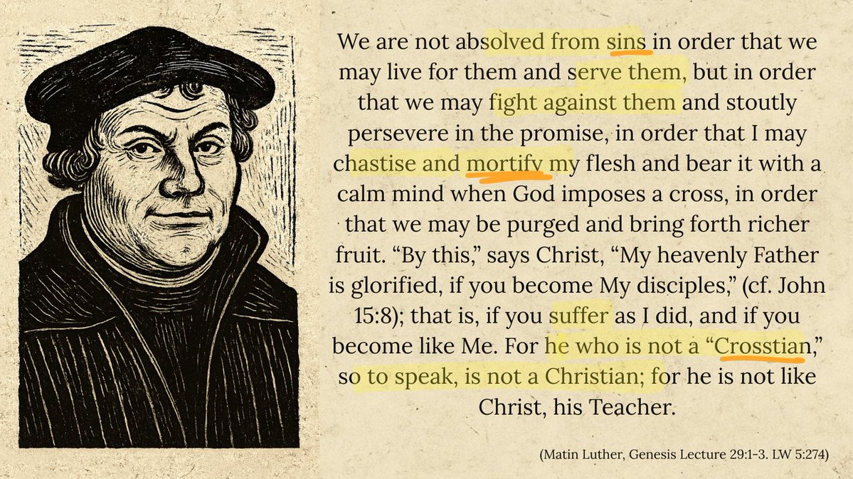 Luther on Mortification.