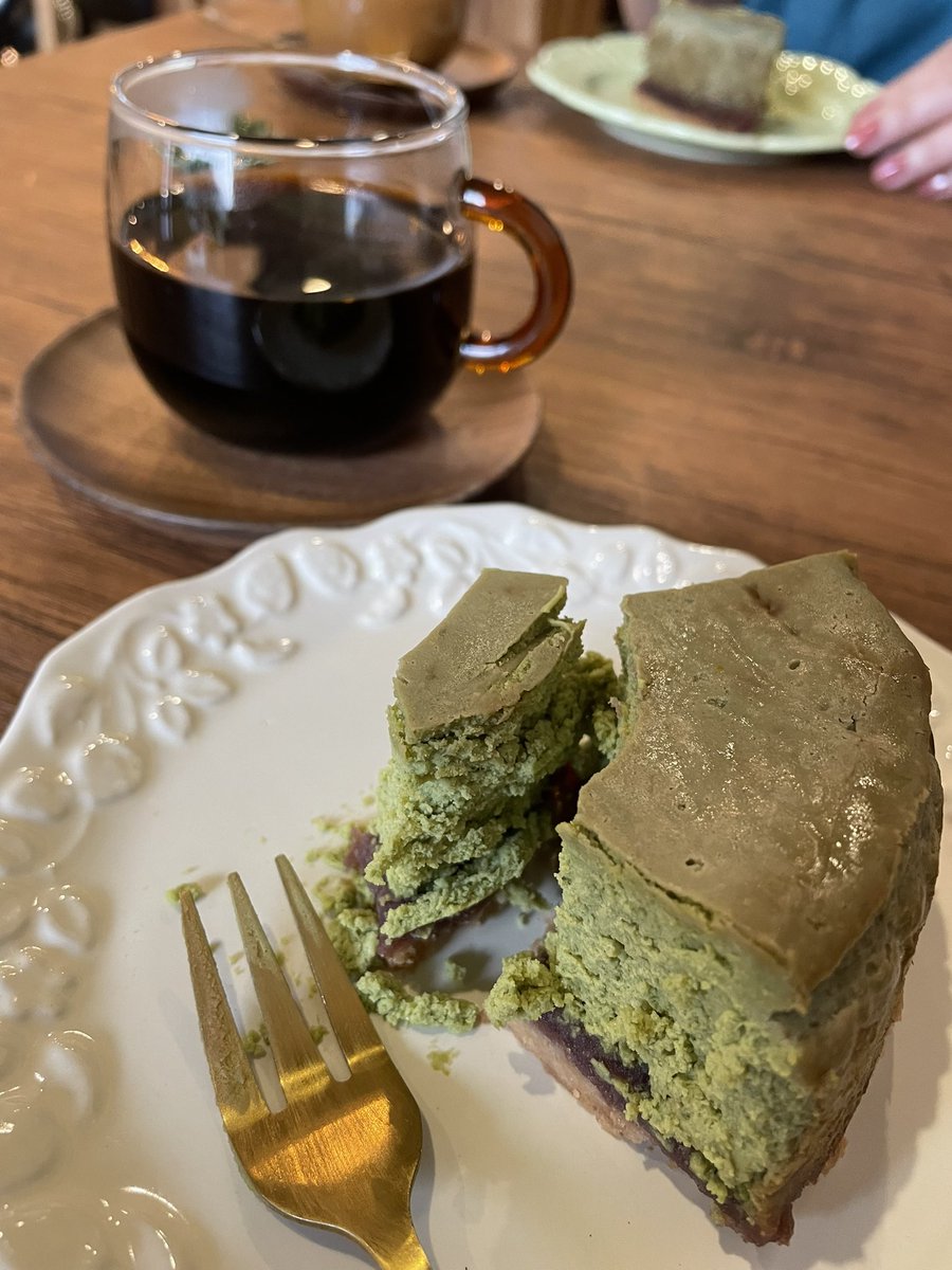 works_kiri's tweet photo. 抹茶のチーズケーキとハンドドリップのコーヒーが美味しかった〜✨練馬春日町のキッチンカフェゆず。練馬区春日町4-18-8  tel0363238857 #練馬カフェ　#練馬グルメ　#練馬ランチ　#練馬美味しいご飯 https://t.co/D7QEMHQJY1