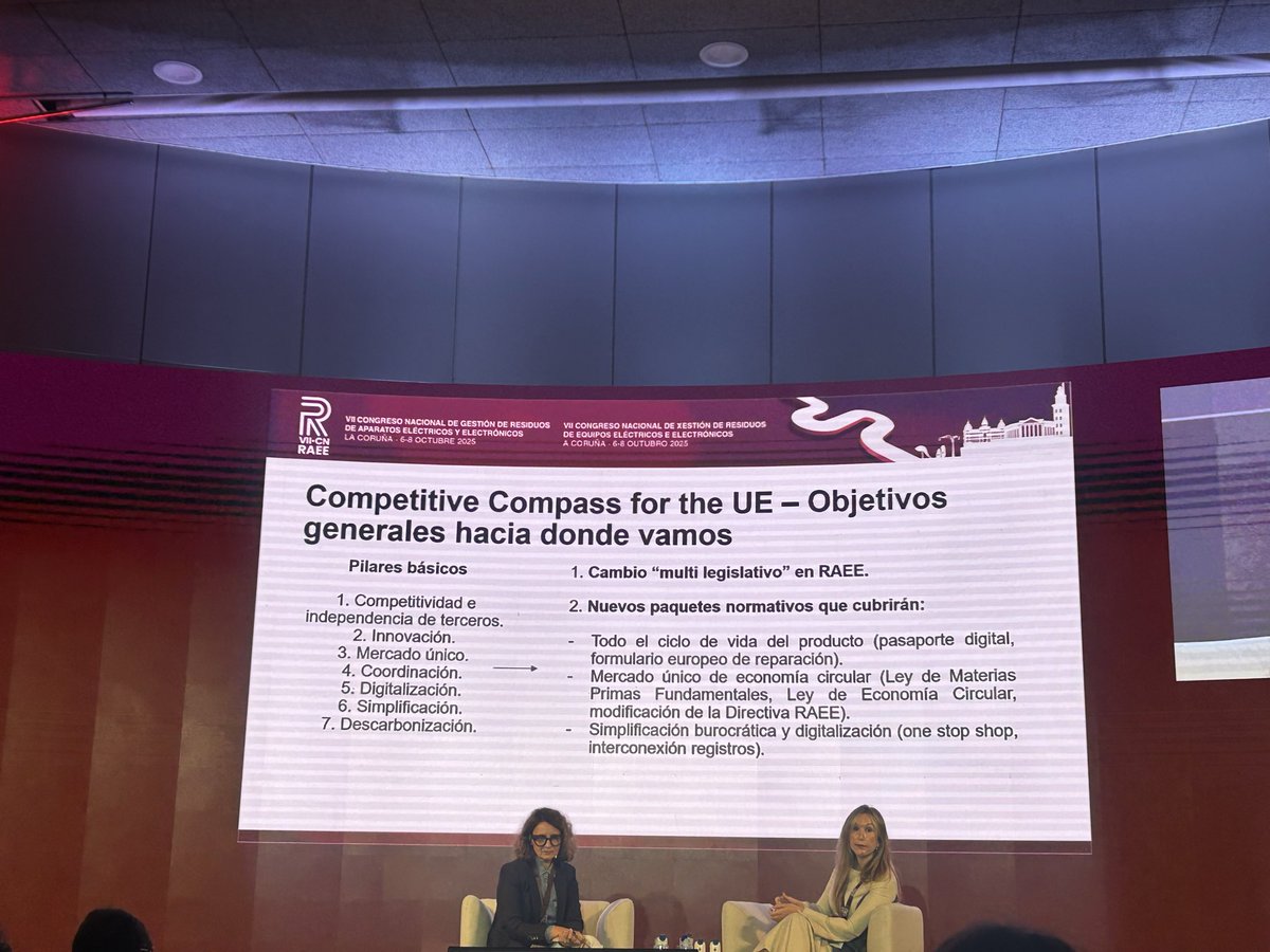 recilec's tweet image. Siguiendo atentamente el #congresoraee que tiene lugar en La Coruña, en el que asistimos como cada año desde Recilec. @CongresoRAEE