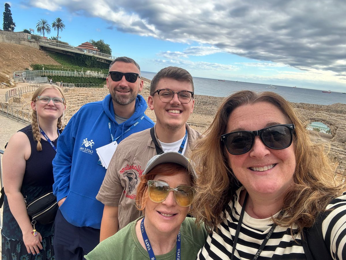 Castle_Hall's tweet image. 🇪🇸 Spain Trip 2025 over and out!
Students were absolutely brilliant and a real pleasure to travel with! Huge thanks to our amazing staff team for making it all possible 🙌 Thank you to parents/carers who trusted us with your children 😊 #DevelopingCharacter #RaisingAspirations