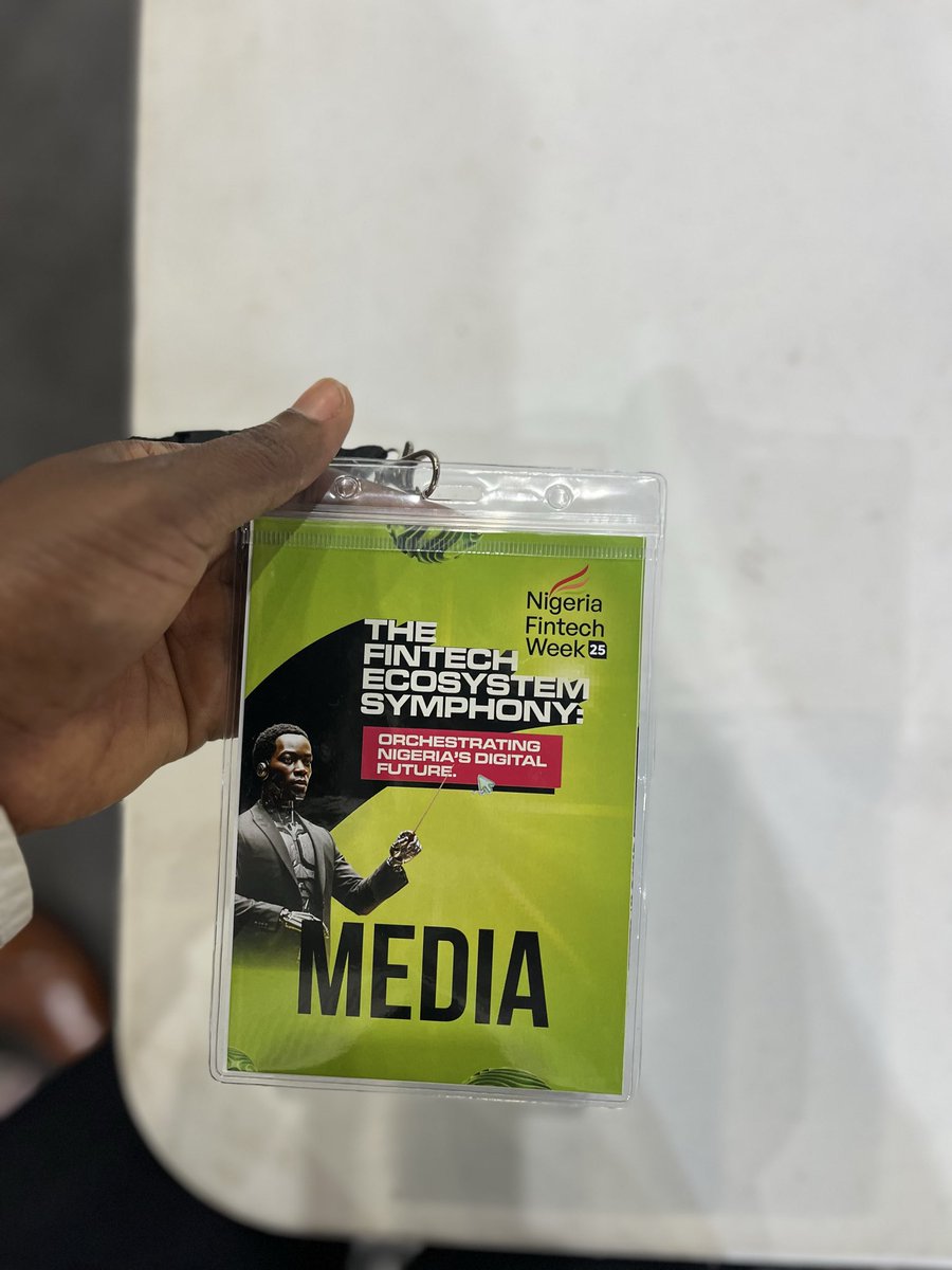 Today’s Agenda 😃
Nigeria Fintech Week #NFW25 #NigeriaFintechWeek