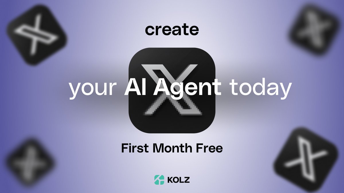 ChatKolz's tweet image. Create your AI Agent today 
First month free. Dm us 🤘