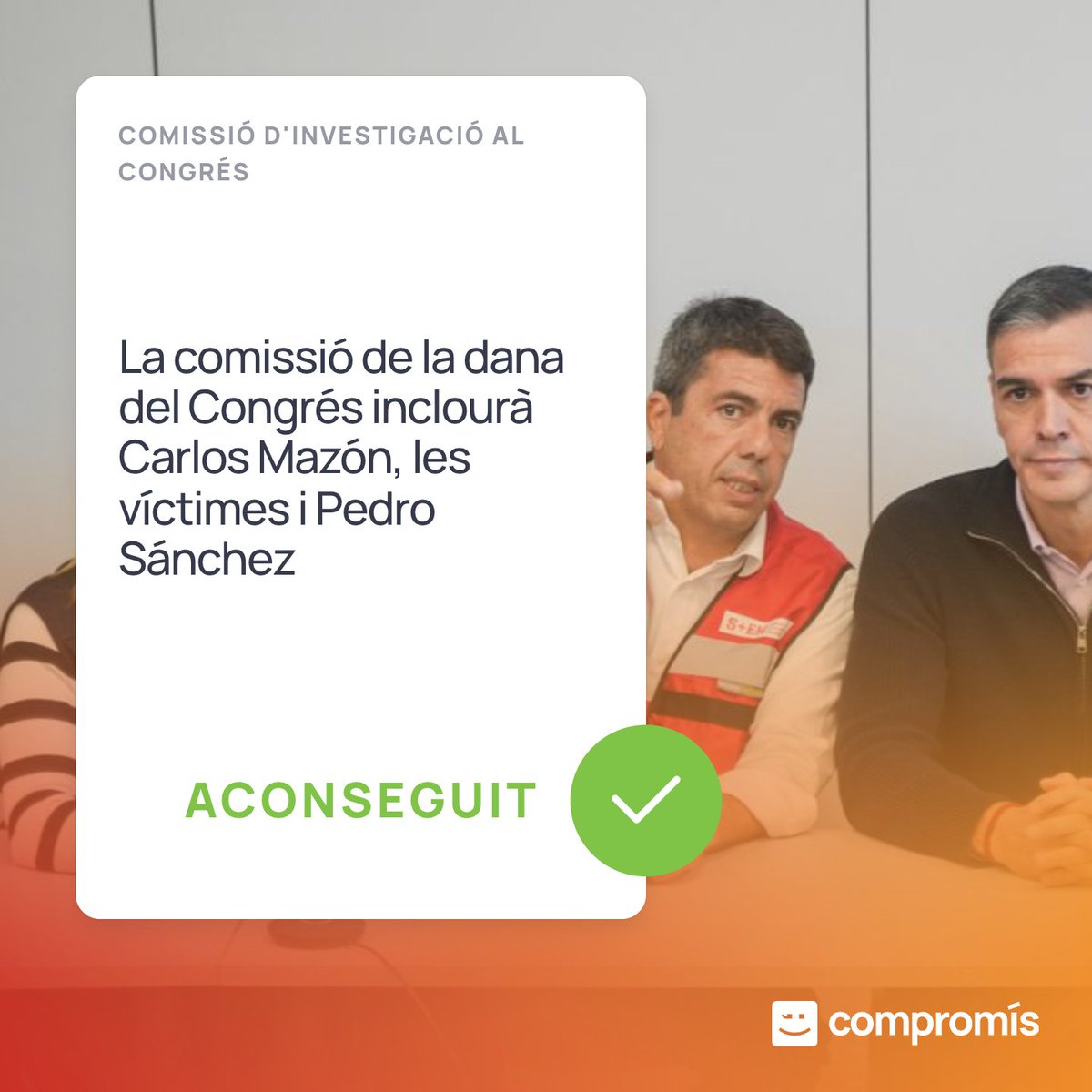 aguedamico's tweet image. Després de huit mesos lluitant, hem aconseguit que el PSOE deixe de bloquejar la comissió d&apos;investigació de la dana. 

Una comissió on hauran de donar explicacions tots els implicats.