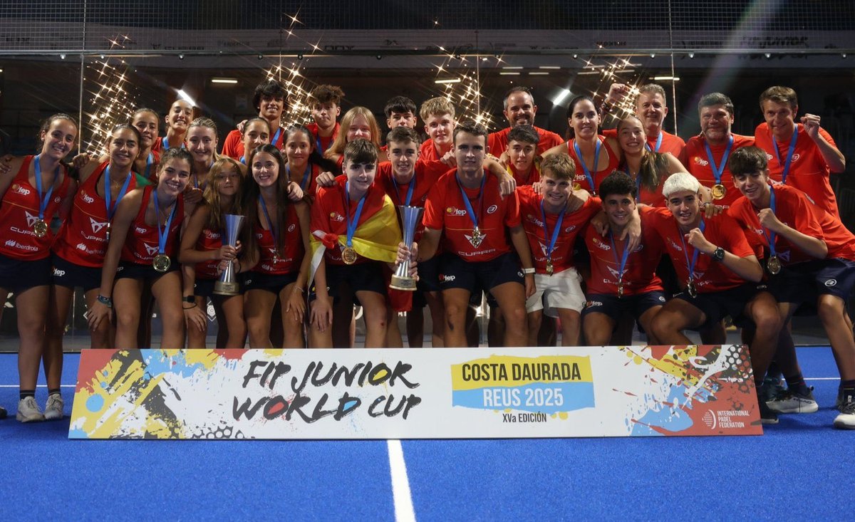 🏆 Fip Junior World Cup:

🇪🇸 España, la mejor selección de Mundo🌍

padelfederacion.es/noticia.asp?Id…