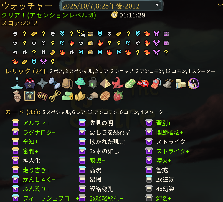 A8だけどオメガ経絡秘孔で心臓クリア
幻姿とフィニッシュブローが強いだけという突っ込みはしてはいけない（）