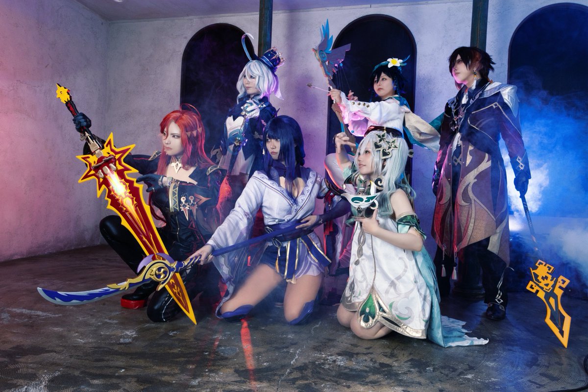 Cosplay/コスプレ
原神 Genshin Impact 
🍃🔶⚡️🌱💧🔥
Photo:<a href="/B1xFv/">ちゃんぷ551</a> 
#氷神待機七神会
#スタジオサイトル