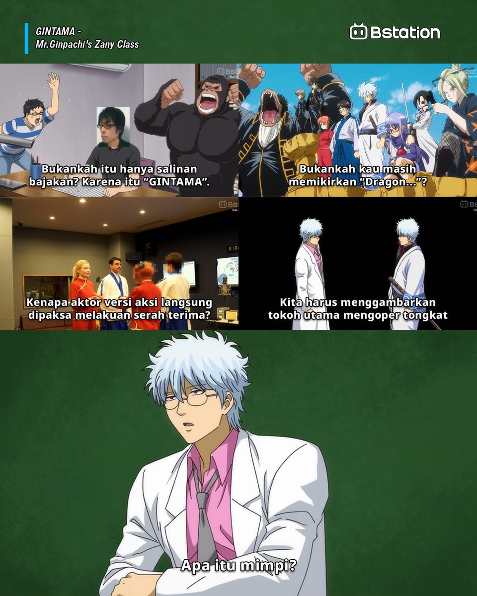 BstationID's tweet image. RT yang mau Gintama full season di Bstation