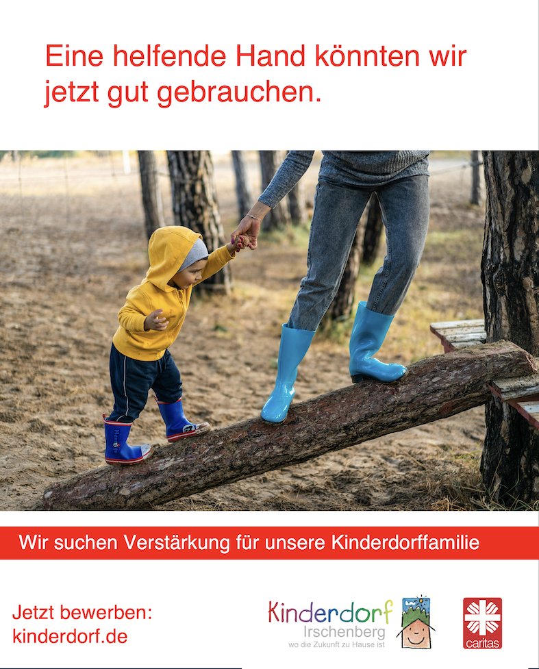 Wir suchen pädagogische Fachkräfte 
kinderdorf-irschenberg.de/de/jobs
#Stellenangebot