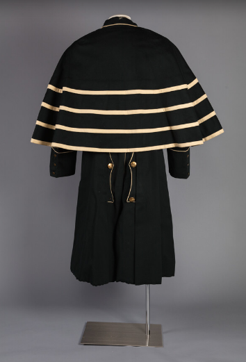 wikivictorian's tweet photo. Coat, overcoat and cape, 1870s. Maryland Center for History and Culture. https://t.co/08QWM7R3qq