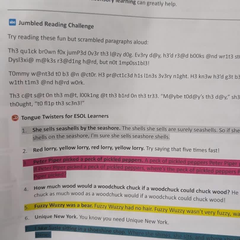 DgcLearning's tweet image. 🌎📚 Recently, for Dyslexia Awareness Week in Scotland, our ESOL Conversation group enjoyed an engaging and thought-provoking session on Learning Differences, with a focus on Dyslexia. 

#DyslexiaAwarenessWeek #ESOL #AdultLearning #Inclusion #LearningDifferences