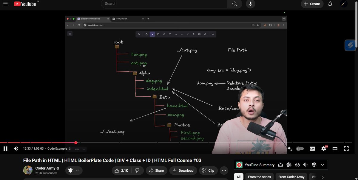 neuralnerd01's tweet image. Day 4/100 of #100DaysOfCode 🌐 @rohit_negi9 @adityatandon02 

Covered today:
📂 File paths (relative vs absolute)
⚙️ Boilerplate code &amp;amp; why it matters
🔤 UTF-8 vs ASCII
🏗️ div, header, main &amp;amp; footer
HTML is coming together — structure + meaning = clarity 💻
#HTML #WebDevelopment