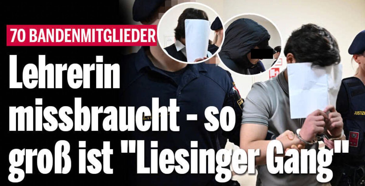 70 Bandenmitglieder‼️ Mütter, versteckt eure Töchter, wer weiß was die noch vorhaben. Dass es in 🇦🇹 so etwas überhaupt gibt, ist ein Totalversagen der Politik.🫵