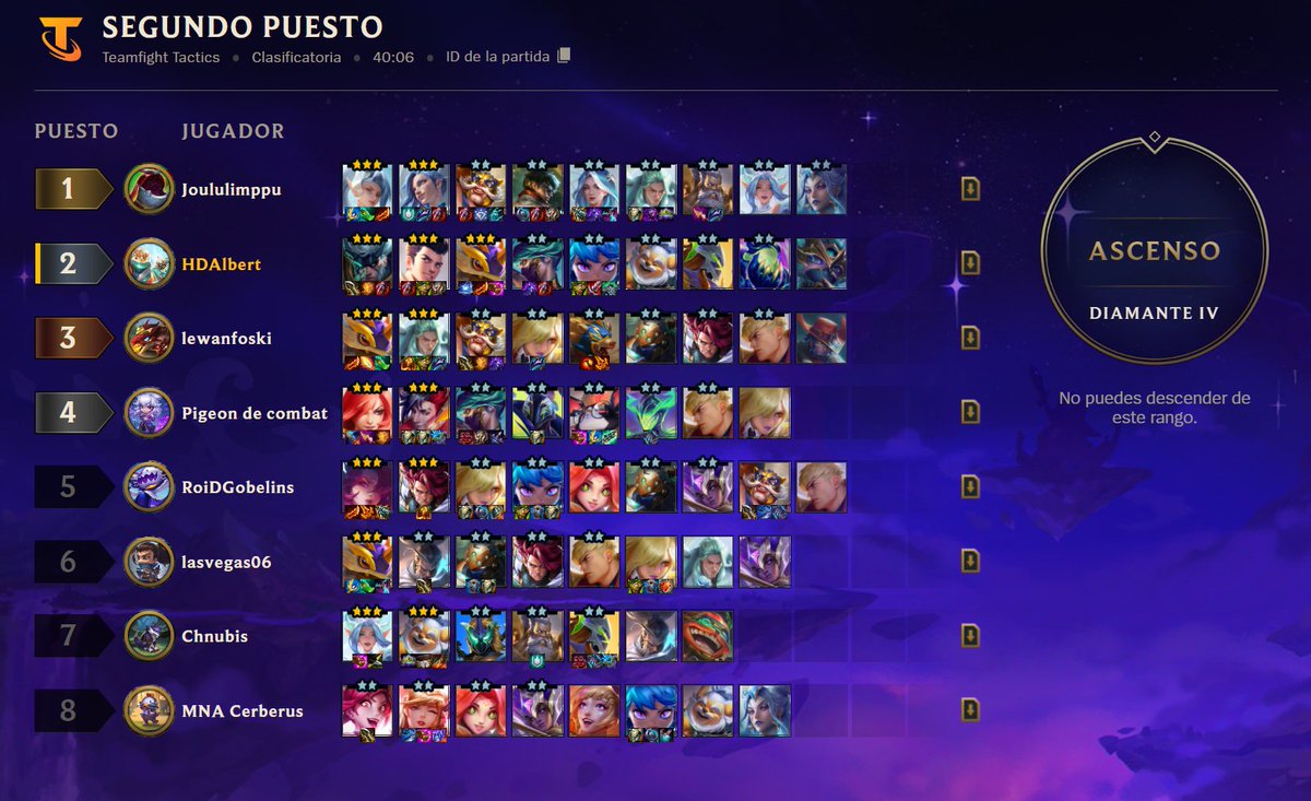 HD4lbert's tweet image. Se subio con el bueno de KogMaw, casi le gano a esa Zyra 3 LOL (3seg de fight)
PROXIMO OBJETIVO MASTER !!!