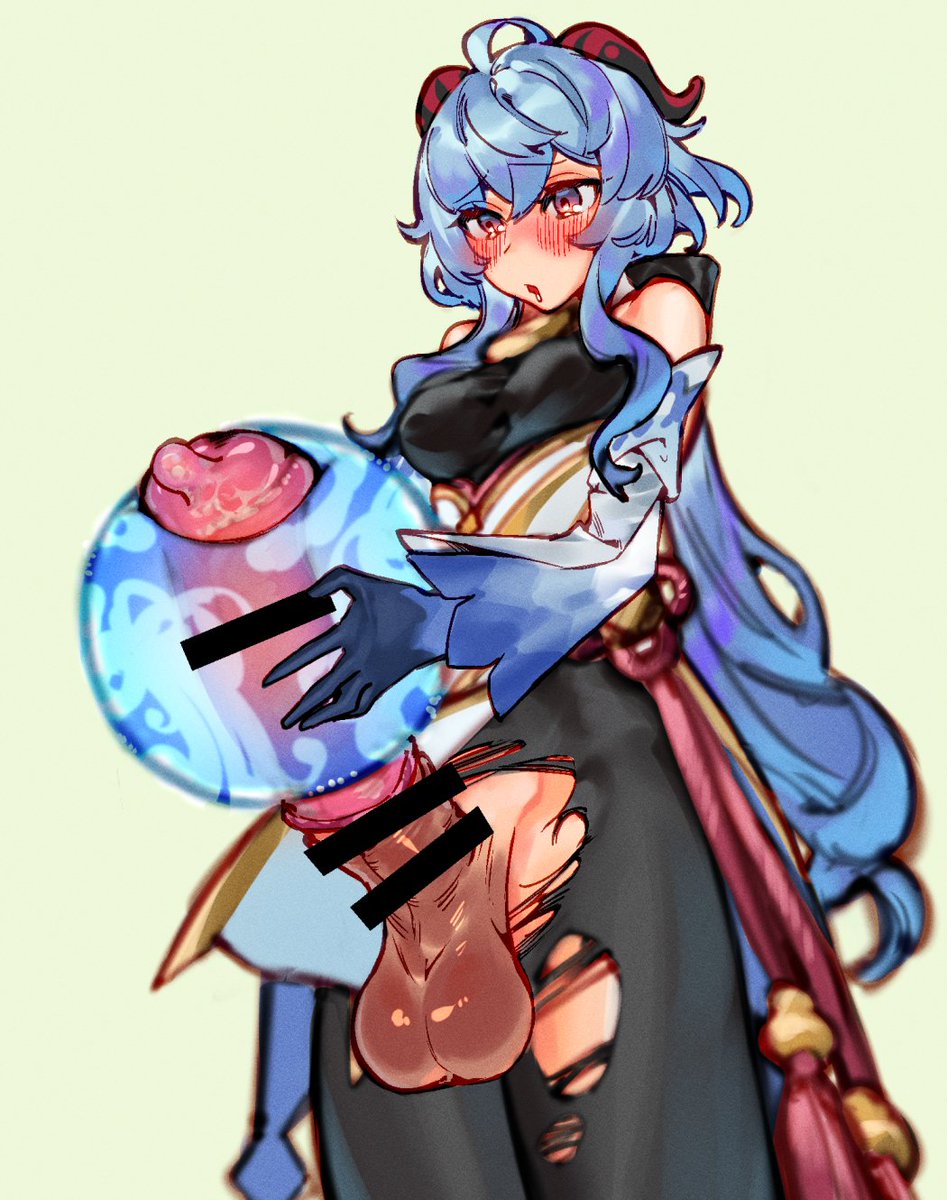 💙 Ganyu, the 5 ⭐ gacha cow 💙 tweet media