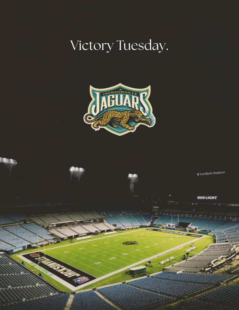 Very special Victory Tuesday to Jaguars fans. Let's go!