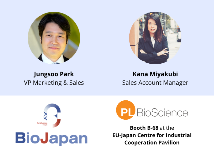 ✈️ Our #PLTeam's next stop? Yokohama for <a href="/BioJapanExpo/">BioJapan</a>!
👉 Meet Jungsoo Park, VP of Marketing &amp; Sales and Kana Miyakubi, Sales Account Manager, at📍Booth B-68 - EU-Japan Centre for Industrial Cooperation Pavillion😁

#HumanPlateletLysate #Conference #Biotechnology #CellTherapy