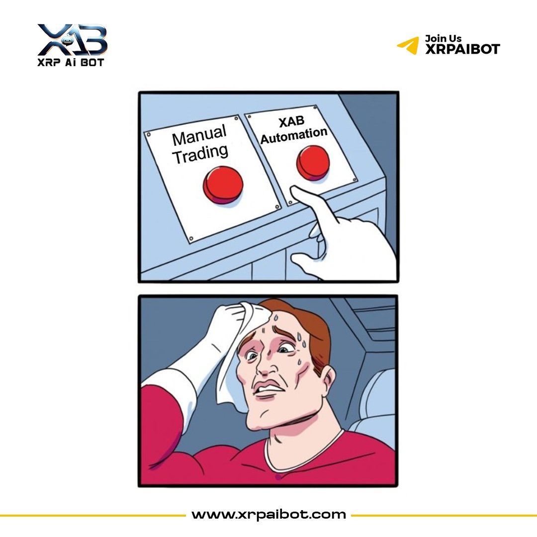 Me: tries manual trading again 😅📉 Market: moves without mercy Also me: 👉  hits the XAB Automation button 🤖💸 Stop sweating charts. Let the bot  trade. #XAB #CryptoMeme #TradingBot #AutomatedTrading #CryptoLife #WAGMI
