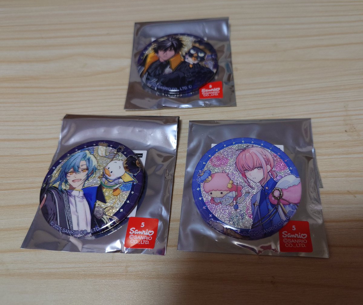 フラガリアメモリーズ 2周年 グリッター缶バッジ ルタールステラ