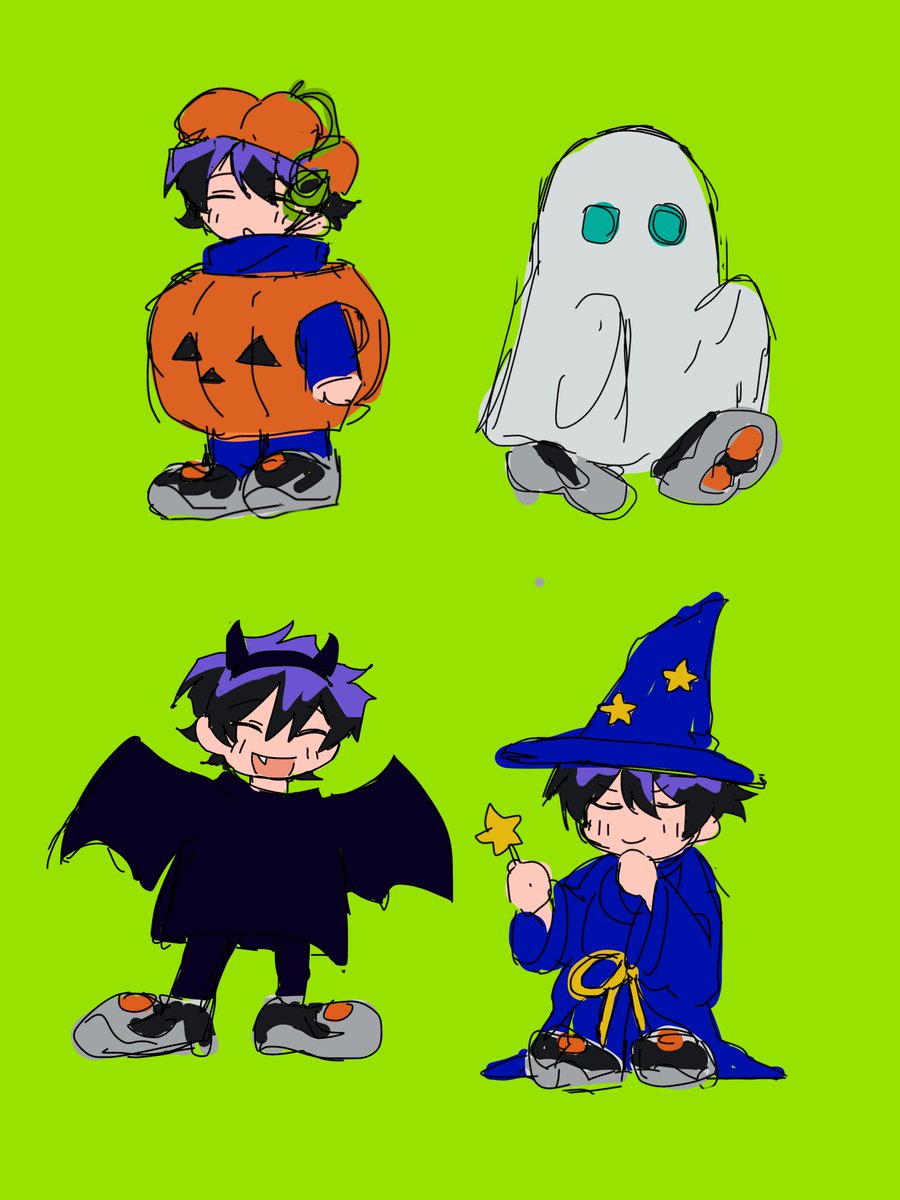 差し入れ絵れおくん🎃💚