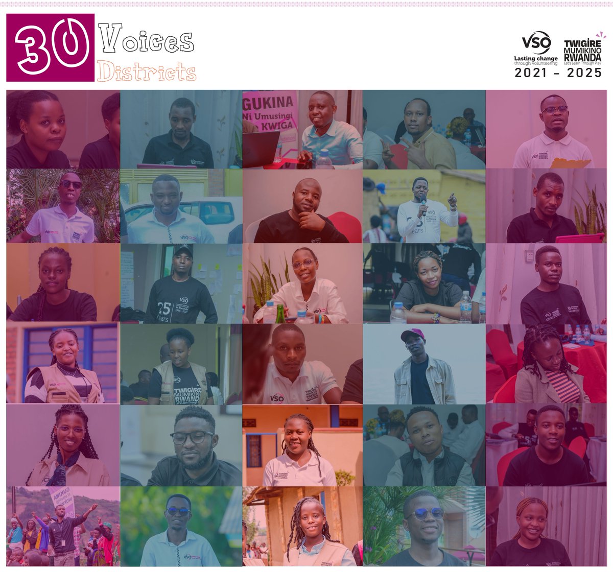 VSO_Rwanda's tweet image. We are celebrating the 30 Voices from 30 Districts. Our National #Volunteers have been at the front line, championing learning through play in #ECE schools in #Rwanda.

Learn how their commitment fulfilled @VSO_TMR ’s goal. 👉🖇️ lnkd.in/dBjJ3USi
 
#TMRLegacyBegins…