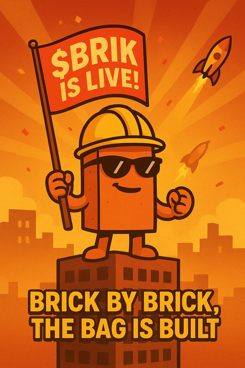 BagBuilder_CTO's tweet photo. We said we’d build the bag — now we’re doing it.
🧱 $BRIK is live, the foundation is set, and the builders are stacking.

This is your early entry. Don’t miss the blueprint.

🔗 https://t.co/FqhAoo90w0
#BRIK #BagBuilder #Solana https://t.co/PX9Pzngpcj