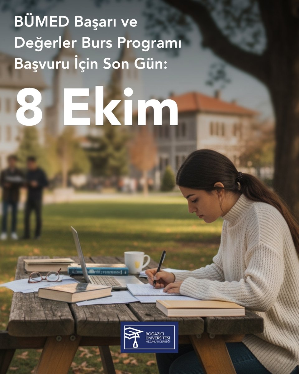 BÜMED Başarı ve Değerler Burs Programı ile öğrencilerin yanında!
- “BÜMED Başarı Bursu”na 2024 yılı ve öncesi YKS’de (SAY, EA, SÖZ, DİL) ilk 1000’e giren öğrenciler,
- ⁠⁠“BÜMED Değerler Bursu”na ise hazırlık dahil tüm lisans öğrencileri başvurabilir.
⏰ Son başvuru tarihi: 8