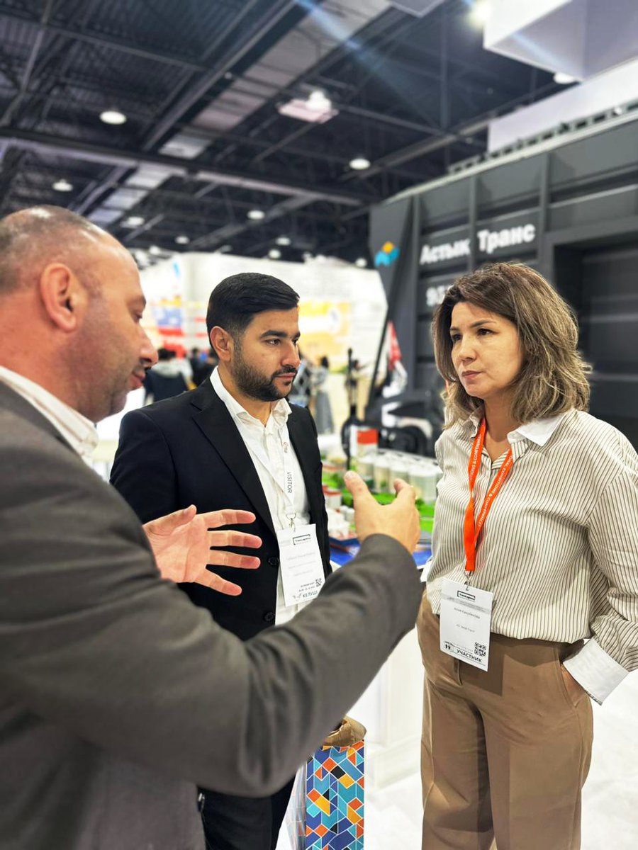 FCAgrocomplex's tweet photo. Əməkdaşlarımız 28-ci TransLogistica Kazakhstan 2025 sərgisində iştirak edib

#FoodCityAgrocomplex #LogisticHub https://t.co/5pAloFpcLm