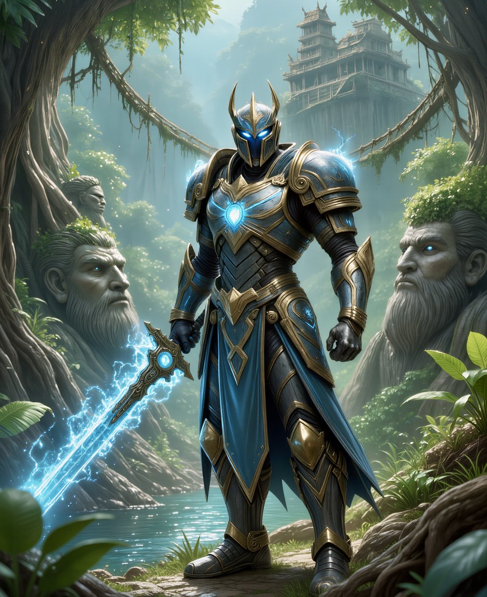 Wakambu is a lush and ancient jungle kingdom where the air hums with life and mystery. Towering trees with canopies so dense they blot out the sun, stretch endlessly across the land.

⚔️🌲🌿🗿🌱🌲⚔️🌲🌿🗿🌱🌲⚔️

Deep within, the jungle grows stranger and older, its heart pulsing