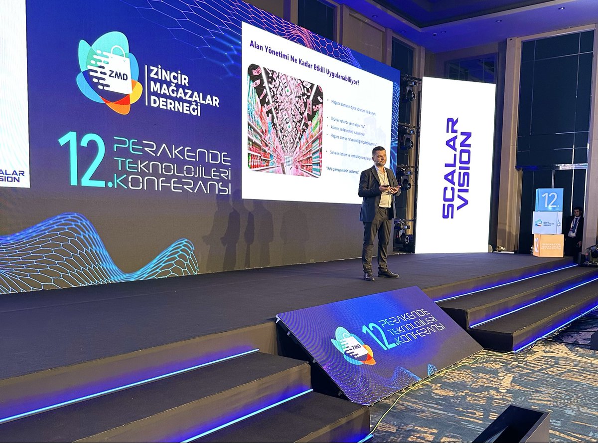zmd_org's tweet image. ✅ AI Destekli 360° Dijital Alan ve Raf Yönetimi           
Scalar Vision Kurucusu Bülent Demirhan, AI destekli mağaza yönetiminin bugünkü kazanımlarını ve geleceğe dair vizyonunu paylaştı.

#zincirmağazalarderneği #zmd #perakendeteknolojileri #PTK25