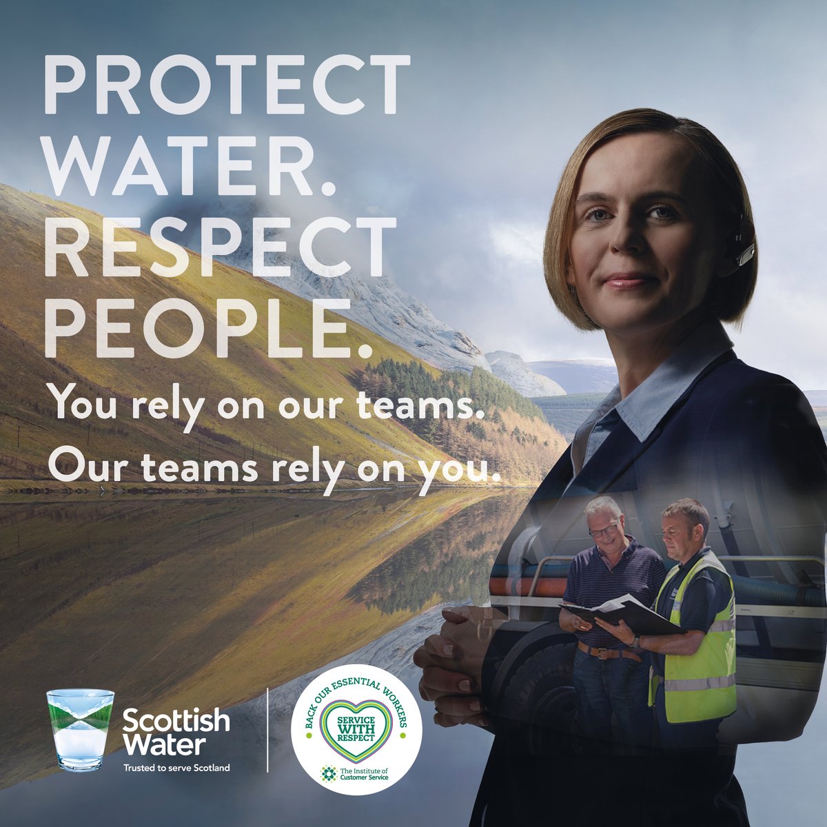 💙 Everyone deserves to be treated with respect &amp; kindness. #ServiceWithRespect 

📢 This #NCSW2025, we’d like to give a BIG shout out to all our front-line workers who do an amazing job in delivering our essential services. 

Read more: scottishwater.co.uk/About-Us/News-… 

<a href="/instituteofcs/">The Institute of Customer Service</a>