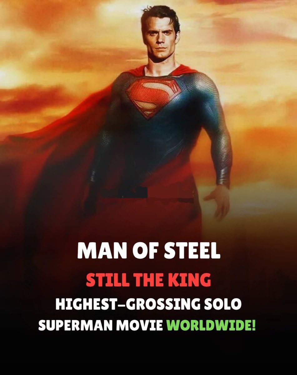 Remember when they said James Gunn’s Superman would outgross Man of Steel? Yeah, that was always a pipe dream.
