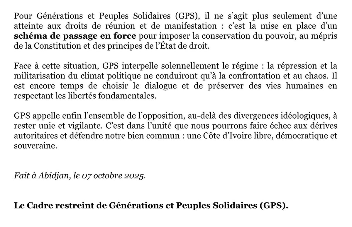 Guillaume K. Soro tweet media