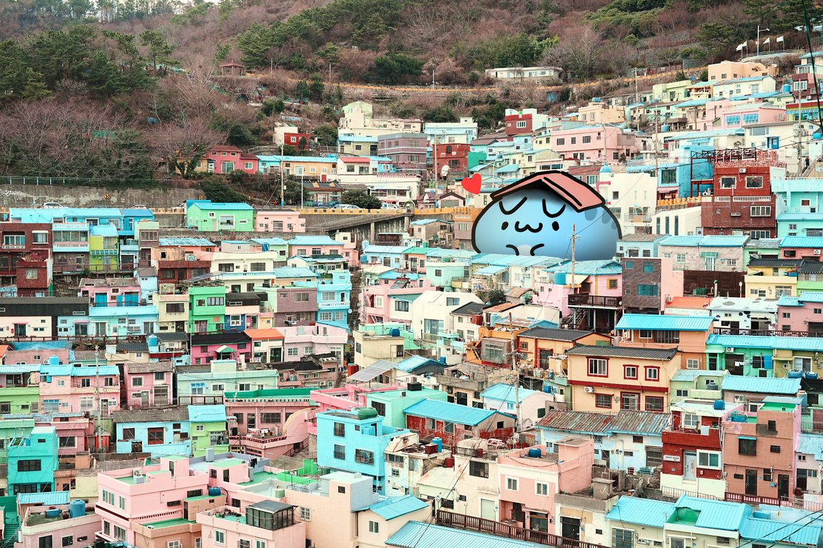 Photos from my trip to Korea last year. Can you guess where this is

 #カプー #capoo #咖波 #korea