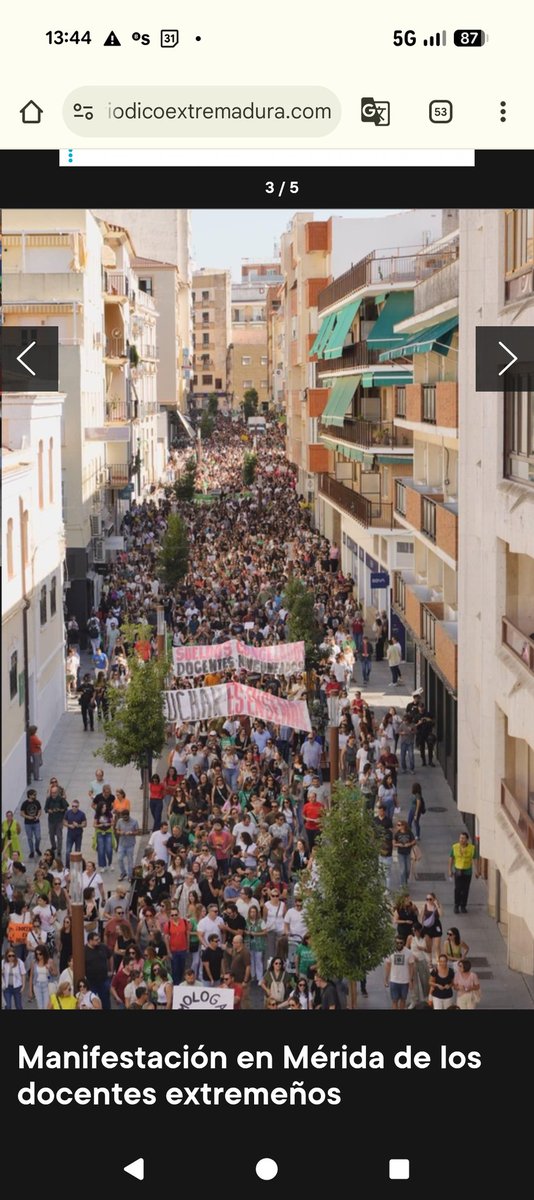 Hoy se han movilizado los docentes extremeños ante el incumplimiento de las promesas electorales ...<a href="/Junta_Ex/">Junta de Extremadura</a>