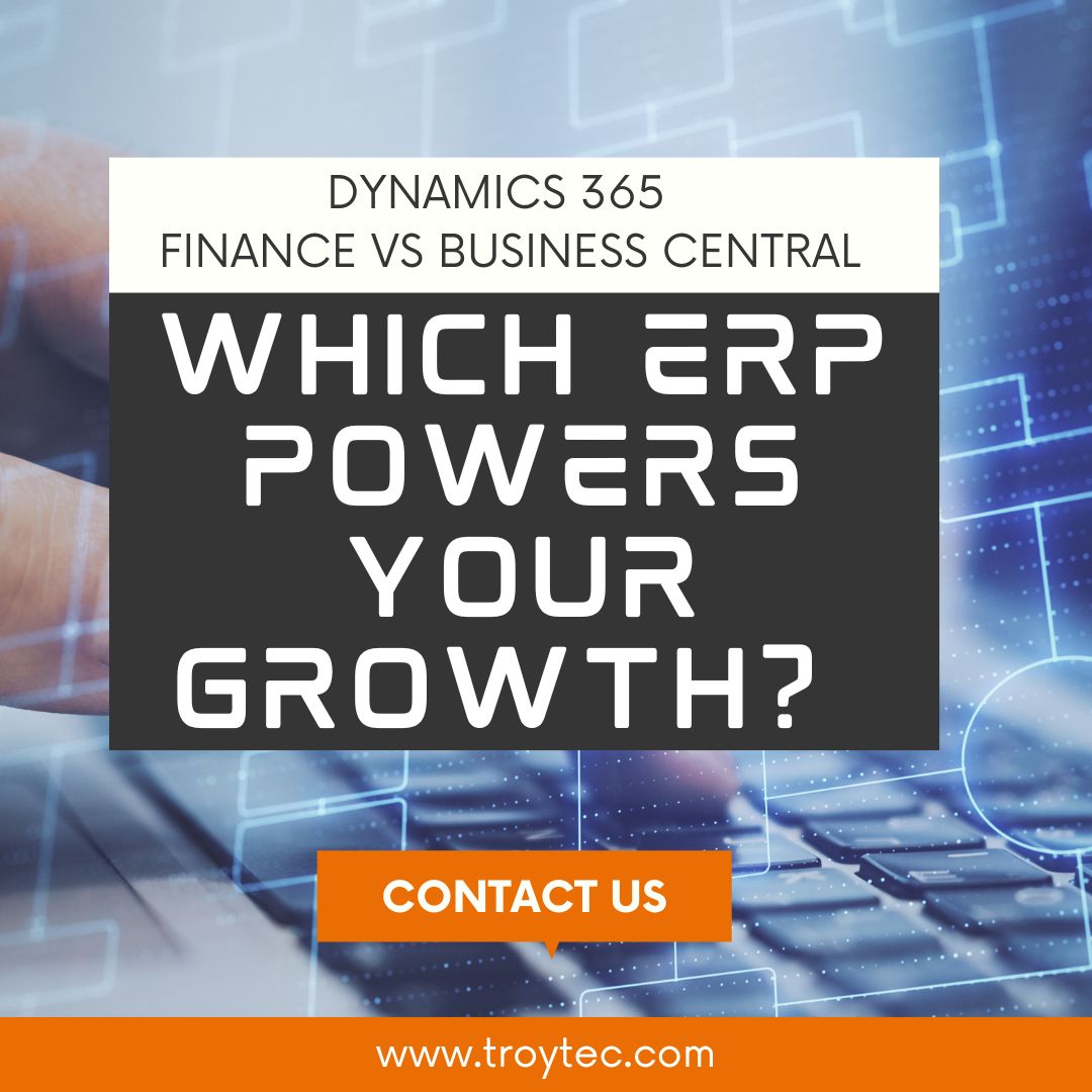 TroytecExam's tweet image. 💼 Confused between Dynamics 365 Finance and Business Central?
👉 Read the full comparison and make a smarter choice for your organization today.
troytec.com
.
#MicrosoftDynamics #ERP #BusinessCentral #Finance #DigitalTransformation #BusinessGrowth"