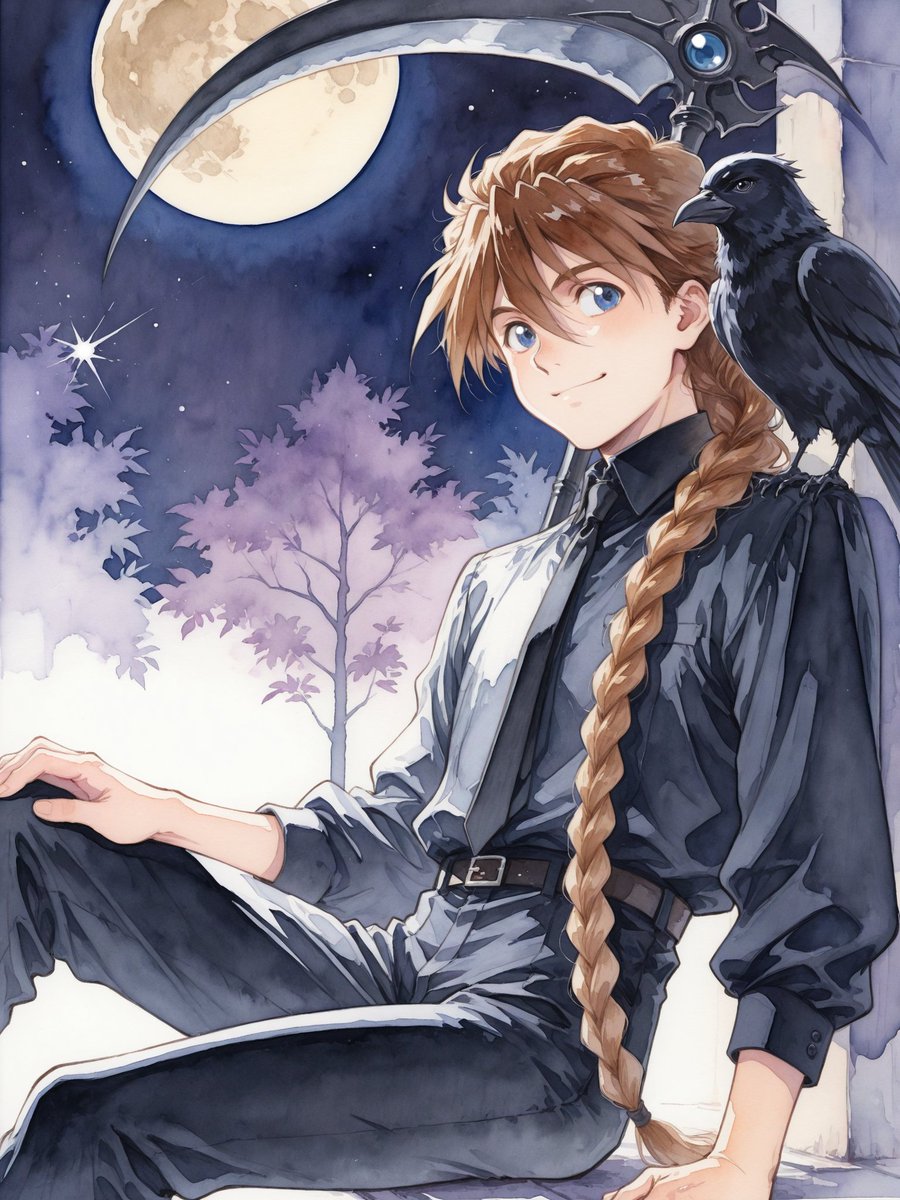 知ってるか？相棒🐦‍⬛
今日は満月 | ハーベストムーン（収穫月）なんだぜ🌕️
本格的に秋到来だな🍁

デュオ | Moonlight Image3/5
ガンダムW GundamWing