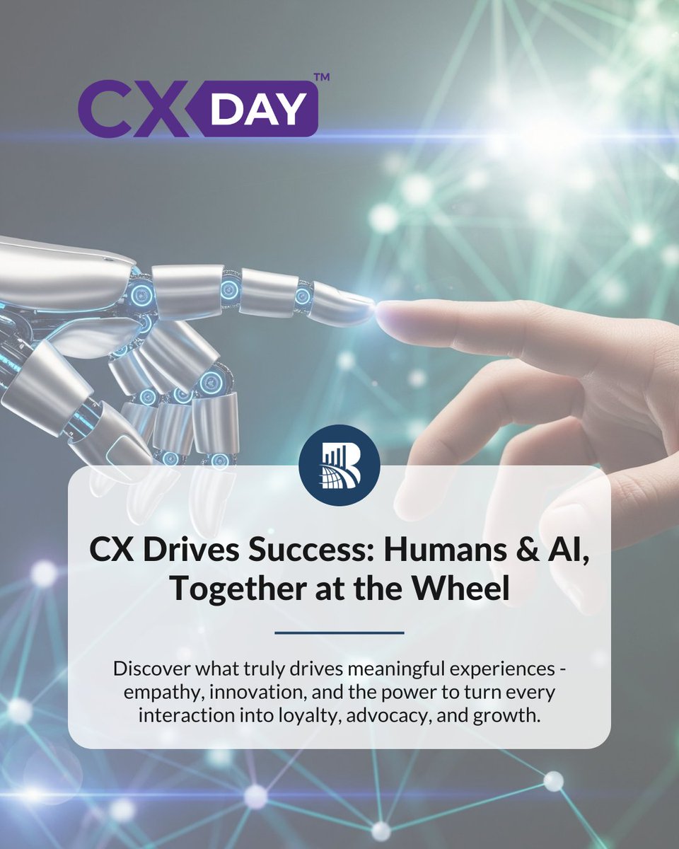 Today is CX Day 2025 — a moment to reflect on how customer experience drives trust, loyalty, and business success.
🗞️ Read our latest blog:
ow.ly/XvcE50X7GTh
#CXDay2025 #CustomerExperience #CX #ArtificialIntelligence #Innovation #AI #CustomerService #BAREInternational