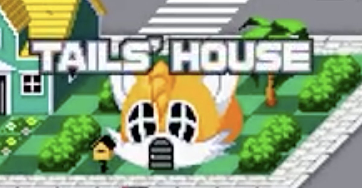 I like how Sonic is basically confirmed to be homeless meanwhile Mr Prower over here canonically owns multiple properties (at least two of which are shaped like his head because he's a fucking narcissist)c
