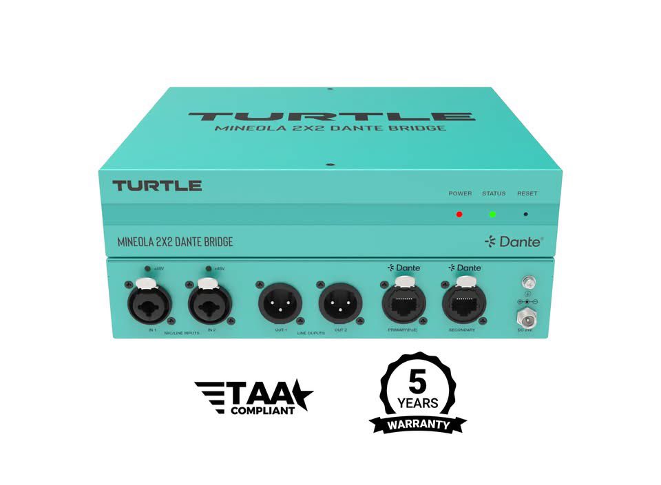 myevent_io's tweet image. 🚀 Now Shipping!

The Mineola 2×2 Dante Audio Bridge is in stock and ready to ship.

Perfect for Dante audio routing in compact setups.

👉 Order now: myevent.io/product/mineol…

#DanteAudio #MyEventProductions #AudioBridge #ProAudio #LiveSound #StudioGear