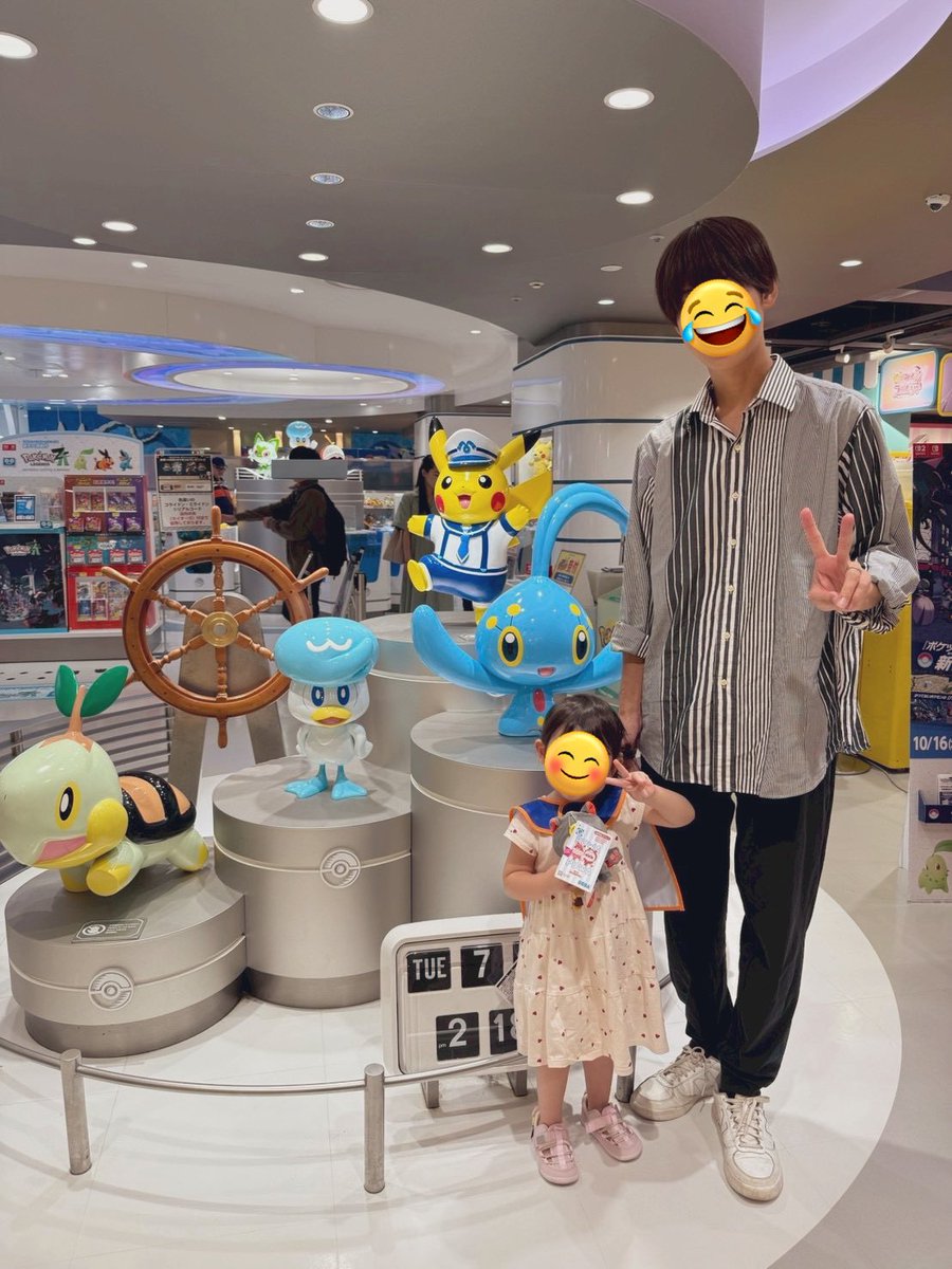 子供の誕生日だったのでアンパンマンミュージアムとポケモンセンター行ってきた🙆‍♂️
発売日買えなかったポケカ新弾の在庫もあったし、ミラコラコードも配布してました！