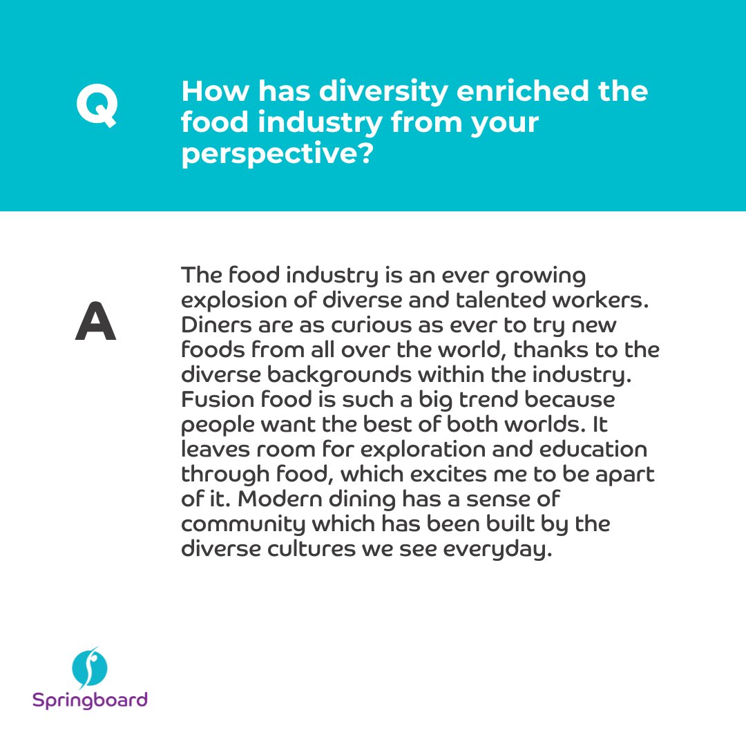 Springboard_UK's tweet image. This #BlackHistoryMonth, we spoke with Elisha Tanya, #MasterChef2025 contestant, about his journey, Zimbabwean roots &amp;amp; the power of diversity in food. 🌍🍴 Discover how culture, heritage &amp;amp; passion shape his path in hospitality. #SpringboardFutureChef #Foodie #BlackExcellence