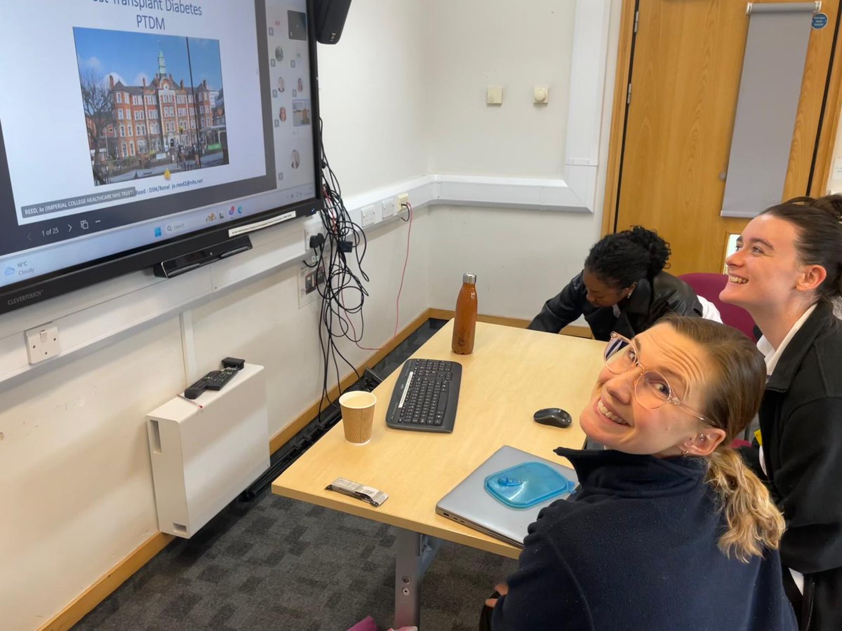 DietitiansUHSx's tweet photo. Day 2 of Kidney Dietitians Week! 
Learning about post-transplantation diabetes 🫘💉 #kidneydietitian #kidneydietitianweek #BDA #whatdietitiansdo #Diabetes #kidneytransplant #CPD https://t.co/n4OGINn5nL