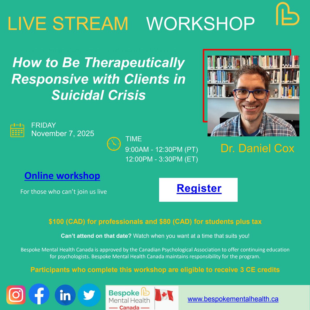 Bespoke Mental Health Canada tweet media