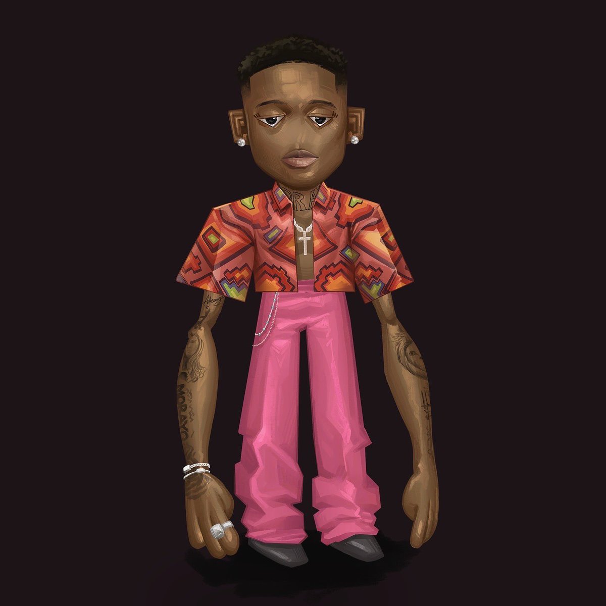 Casper_artz's tweet photo. @wizkidayo in “FANE ART”🔮🎨
Tag @wizkidayo ,repost and tell me your thoughts in the comments 🔮
#abstractart #wizkid #digitalart https://t.co/lR8g2nEBdh