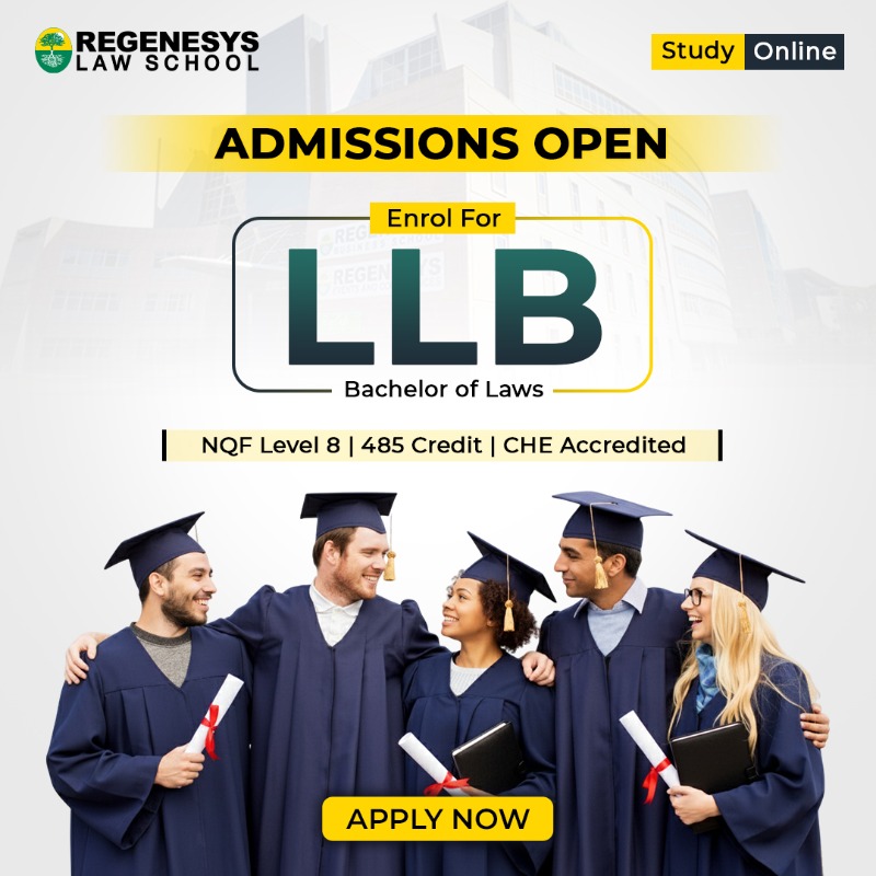 regenesys_edu's tweet photo. 🚨 LLB APPLICATIONS ARE NOW OPEN FOR UPCOMING INTAKE! Regenesys Law School invites you to apply for the Bachelor of Laws (LLB) programme. This is not just a degree; it’s your entry into the legal world.

Apply now and step into the world of law and legal leadership!