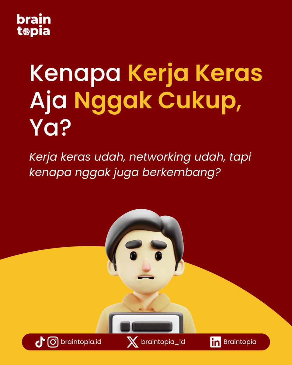 braintopia_id's tweet photo. Udah usaha keras tapi kok masih mentok? 🤯
Mungkin bukan skill yang kurang, tapi mindset yang perlu di-upgrade. 🌱
Mindset apa yang lagi pengen kamu latih sekarang? 👇
#MindsetGrowth #GrowthMindset #Braintopia https://t.co/bdCeU7ydtl